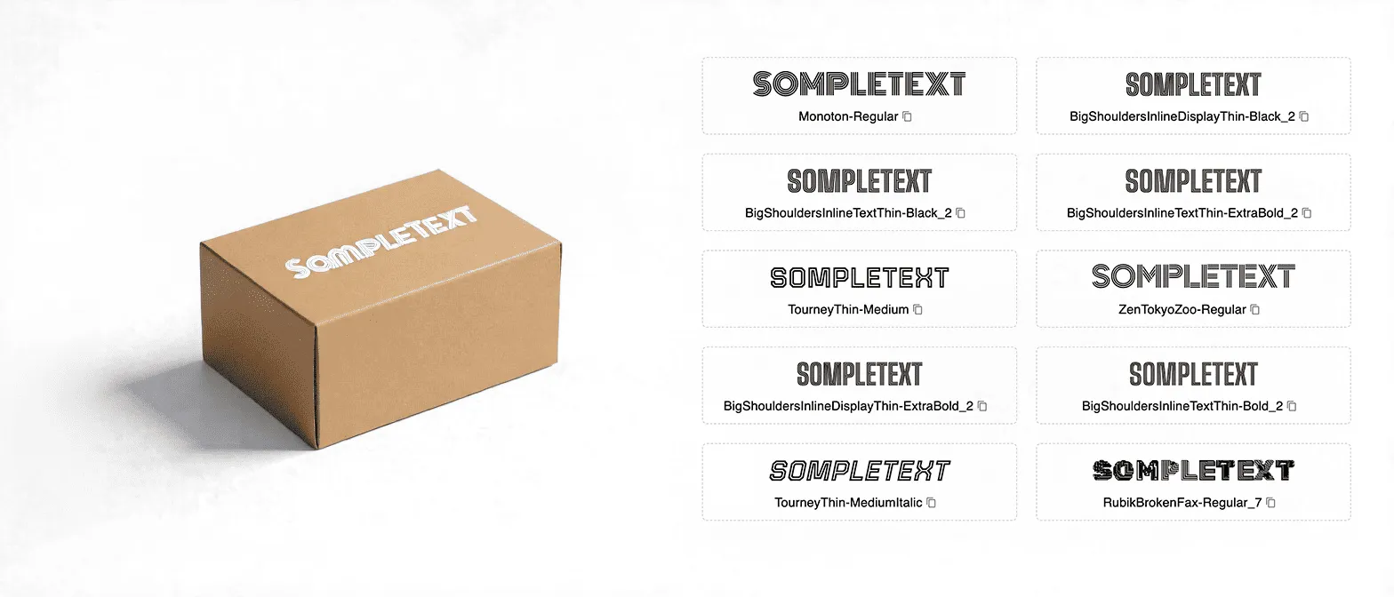 Font Identification Example